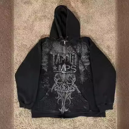 Skeleton Zipper Hoodie