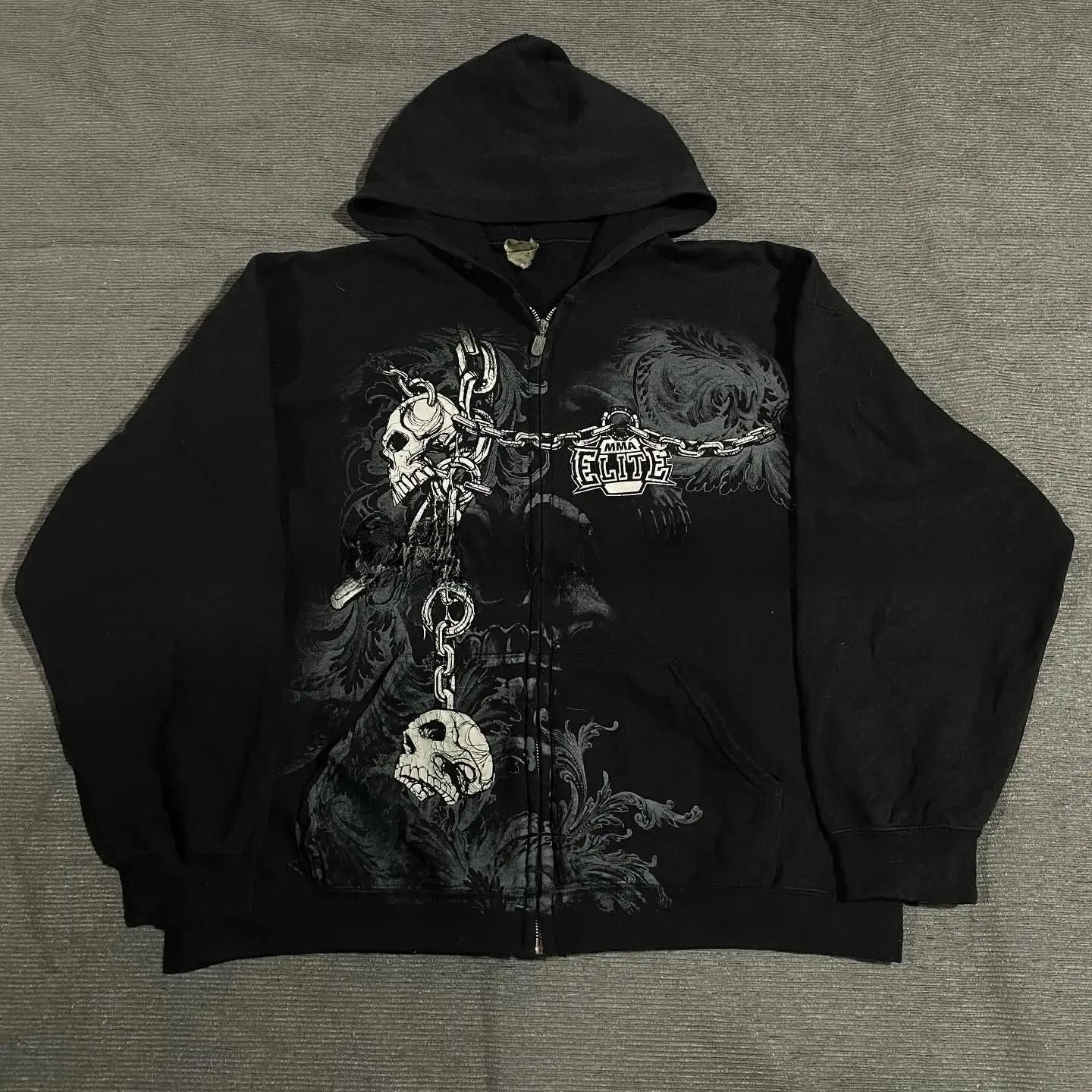 Skeleton Zipper Hoodie