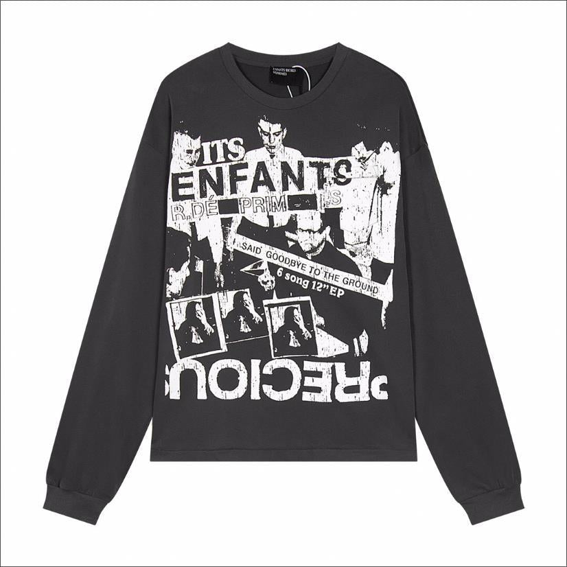 Letter-printed hoodie