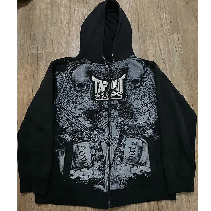 Skeleton Zipper Hoodie