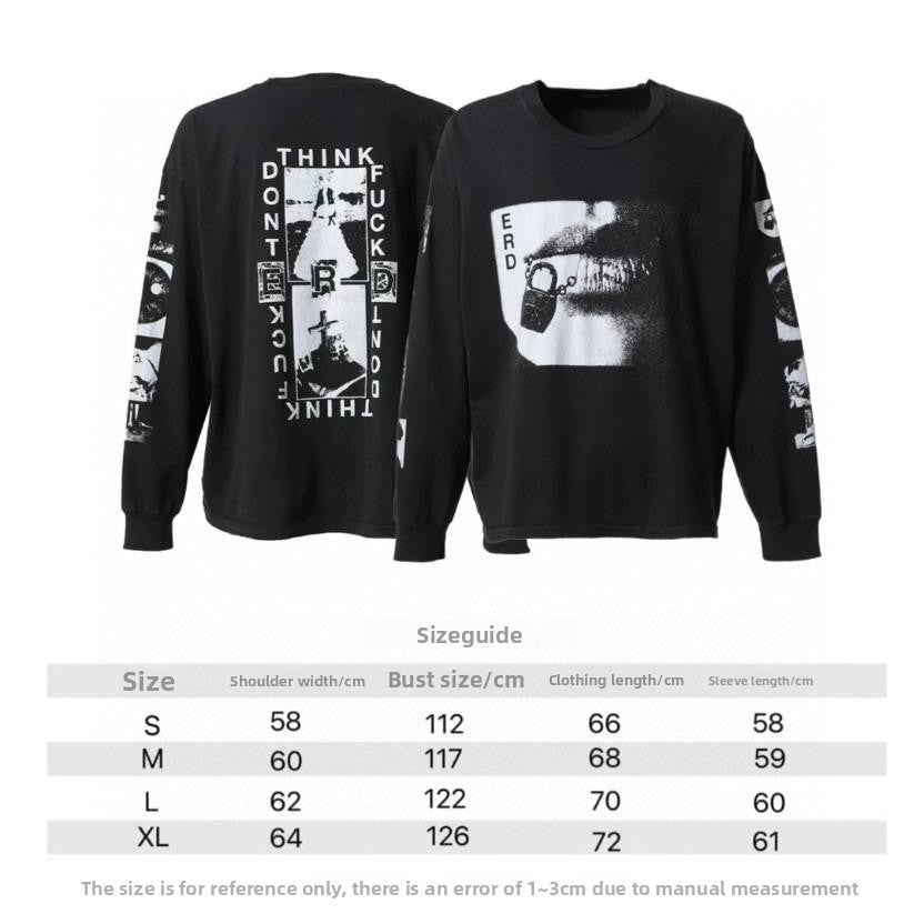 Letter-printed hoodie