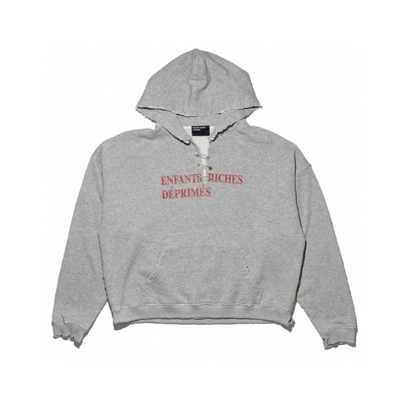 Letter-printed hoodie