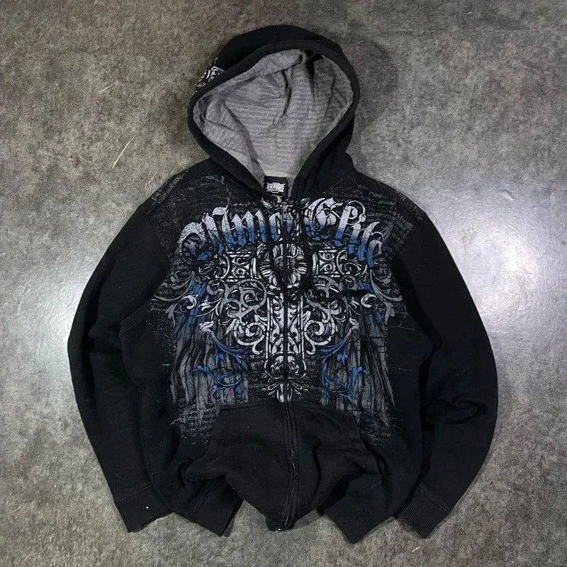 Skeleton Zipper Hoodie