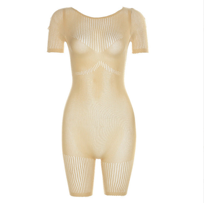 Sexy low-rise knitted one-piece short pants