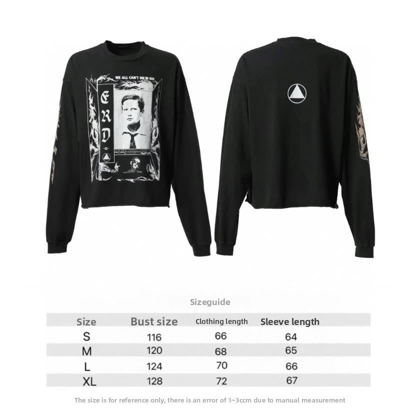Letter-printed hoodie