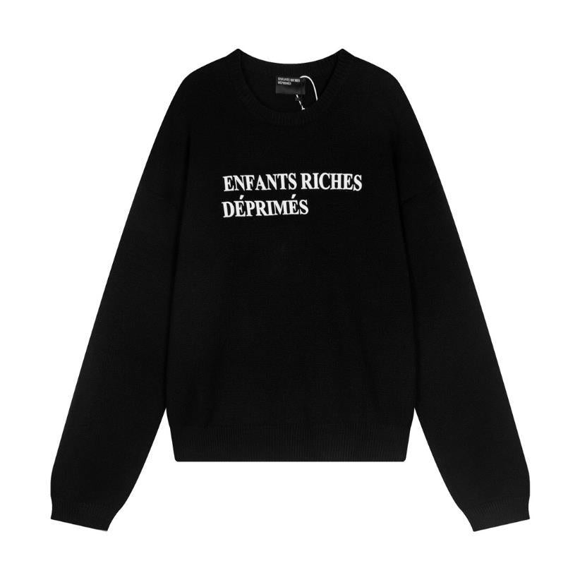 Letter-printed hoodie