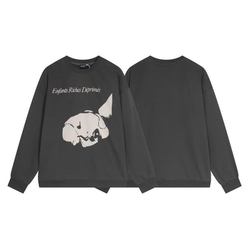 Letter-printed hoodie