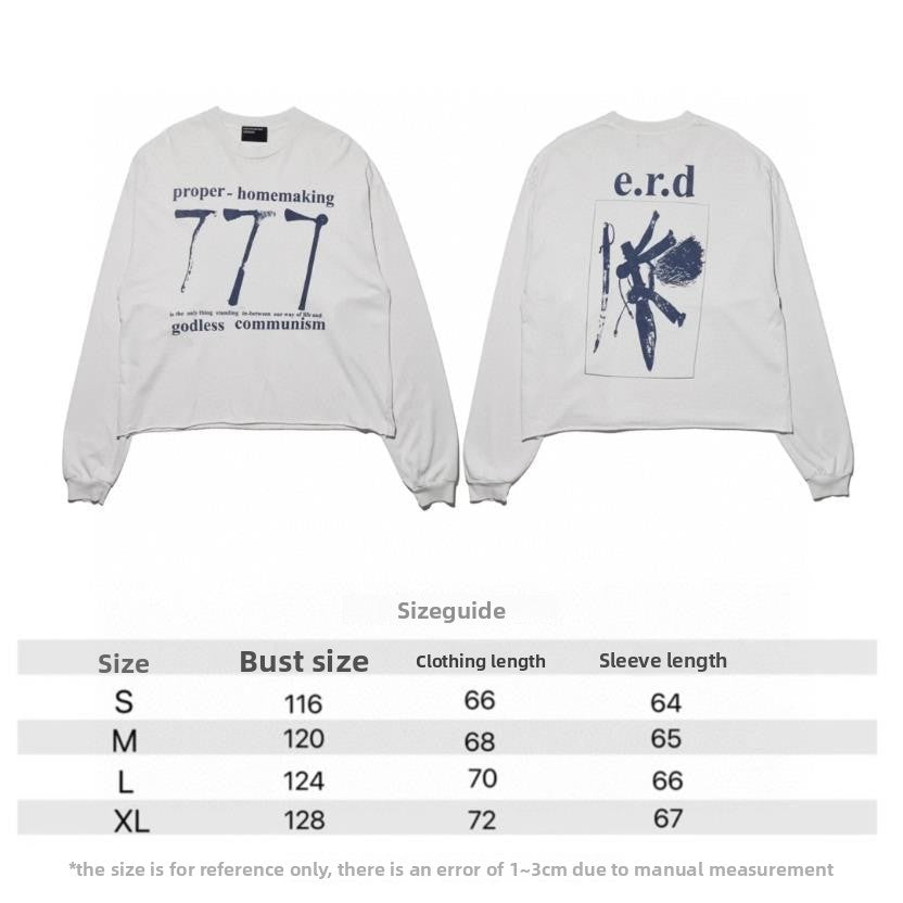 Letter-printed hoodie